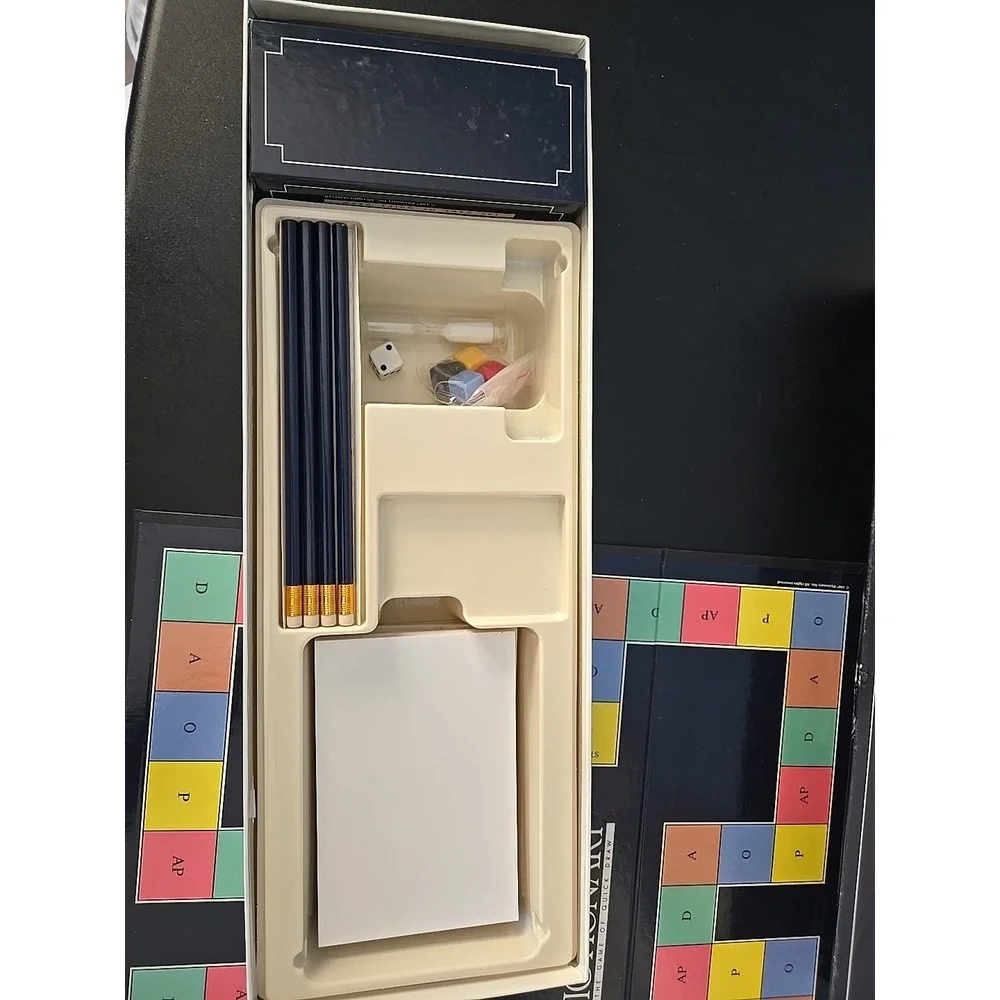 Pictionary First Edition Rare 1985 Original Pieces Complete Vintage‎ S9484